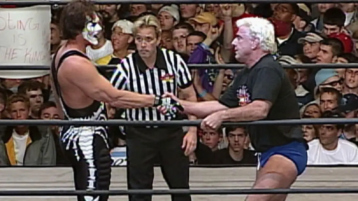 Sting e Ric Flair no último Nitro