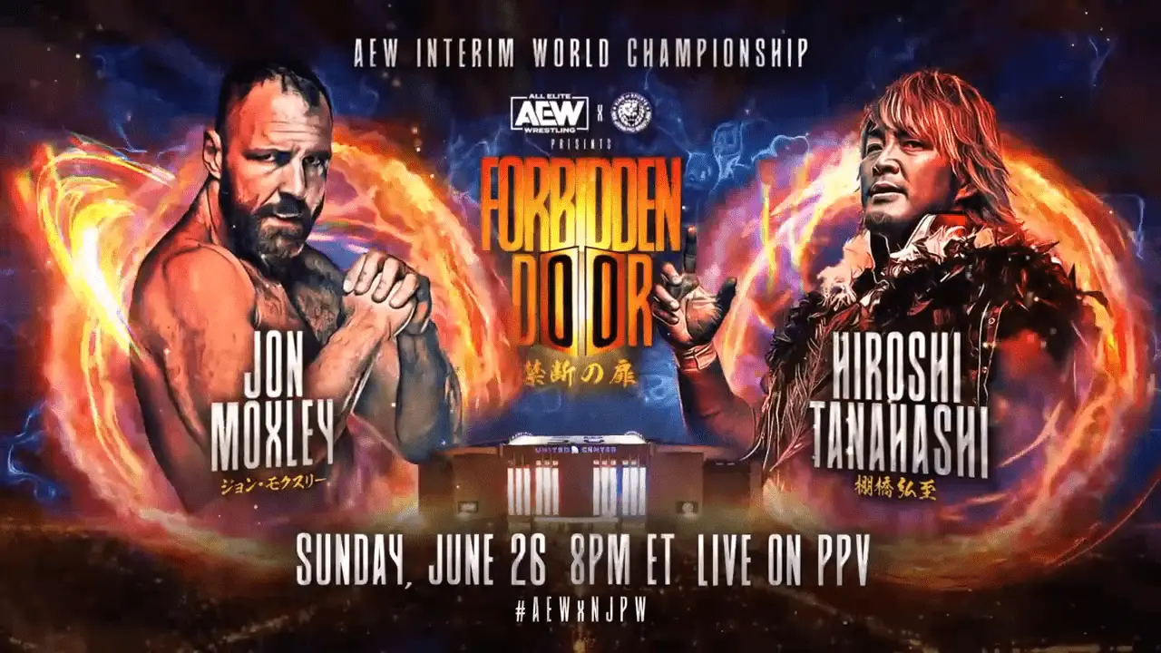 Jon Moxley e Hiroshi Tanahashi se enfrentarão no Forbidden Door