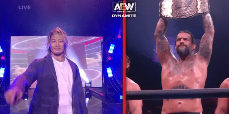 Tanahashi vs. CM Punk no AEW Dynamite (Foto: Reprodução)