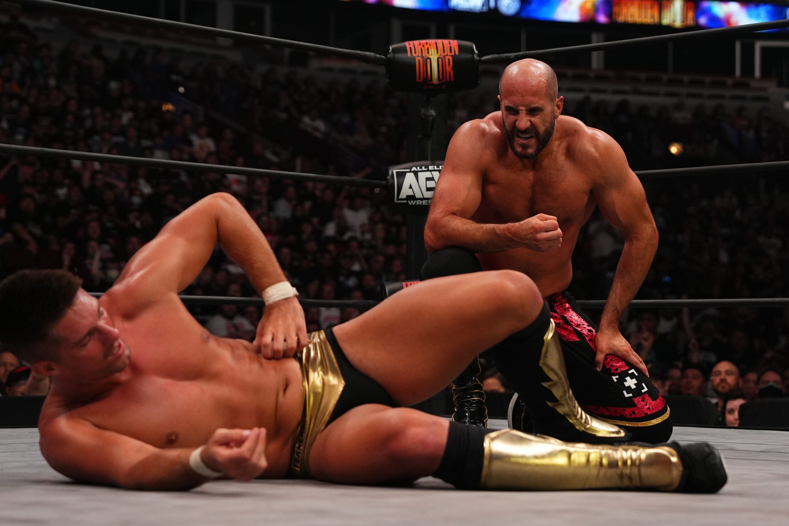 Claudio Castagnoli durante o AEW x NJPW Forbidden Door