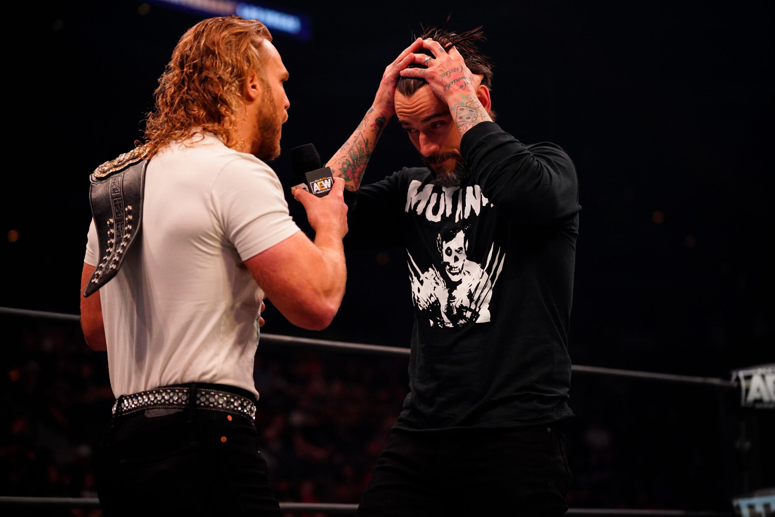 Adam Page e CM Punk no AEW Dynamite