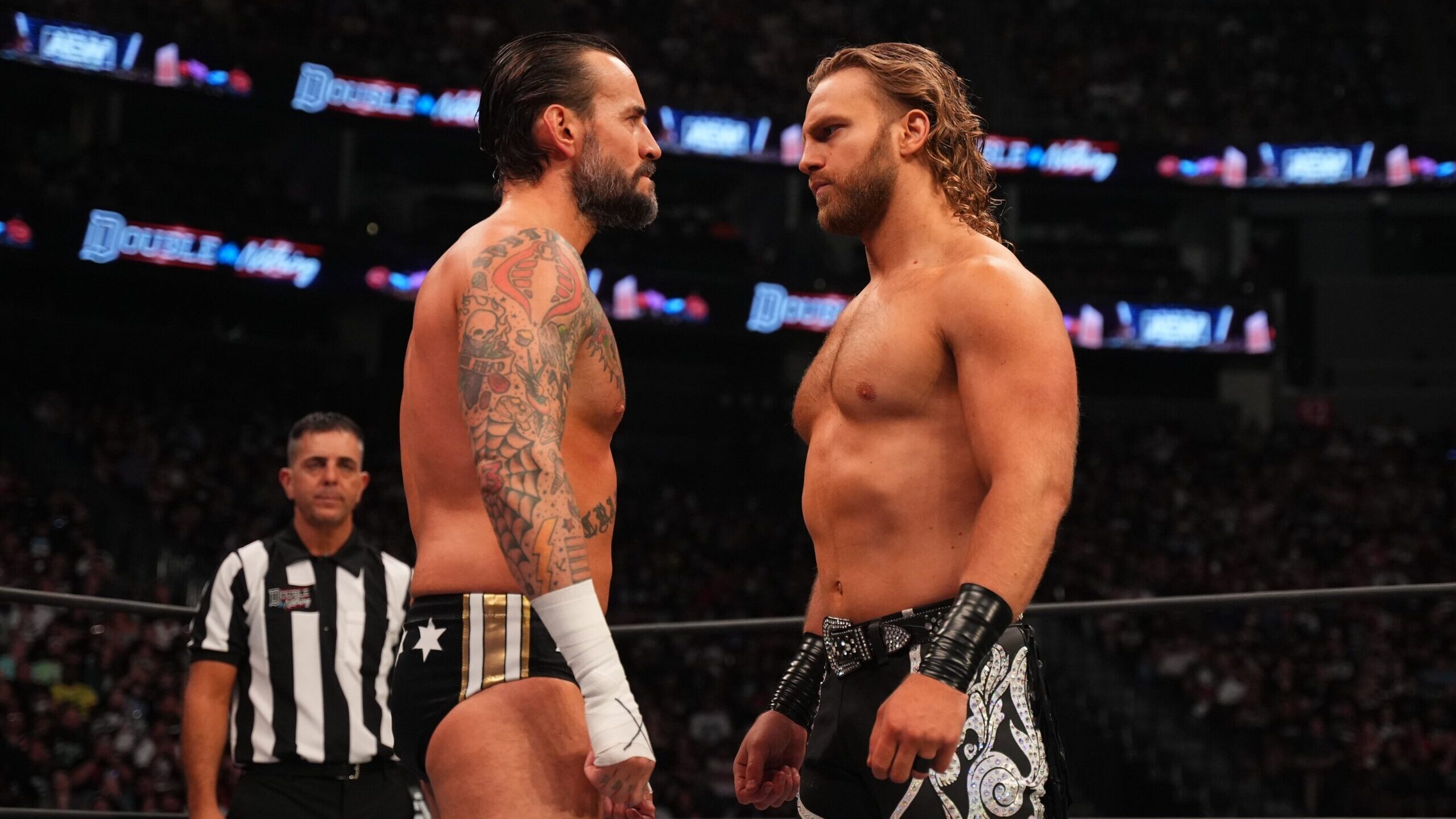 CM Punk e Adam Page no Double or Nothing 2022