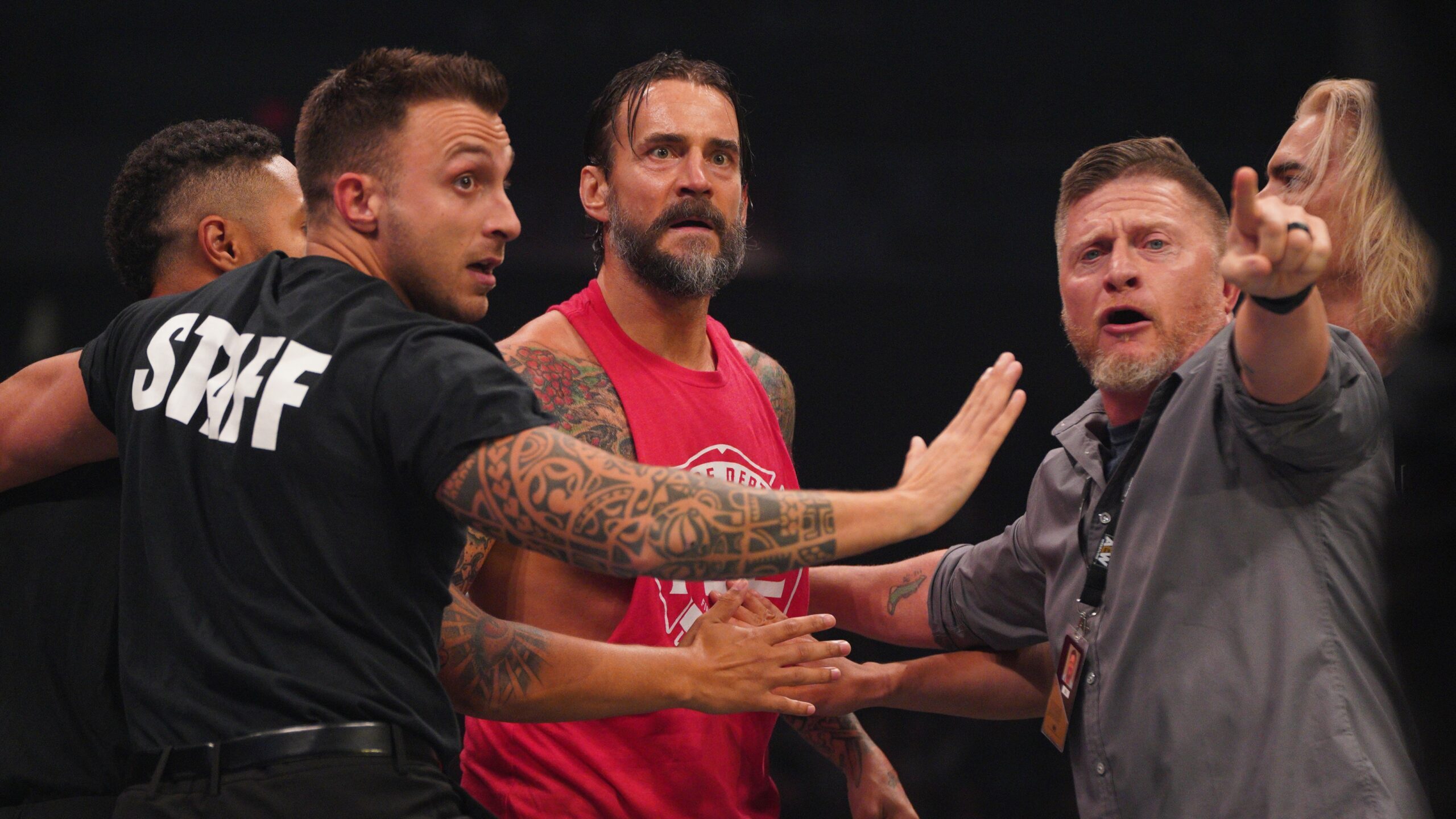 CM Punk brigou nos bastidores do AEW All Out