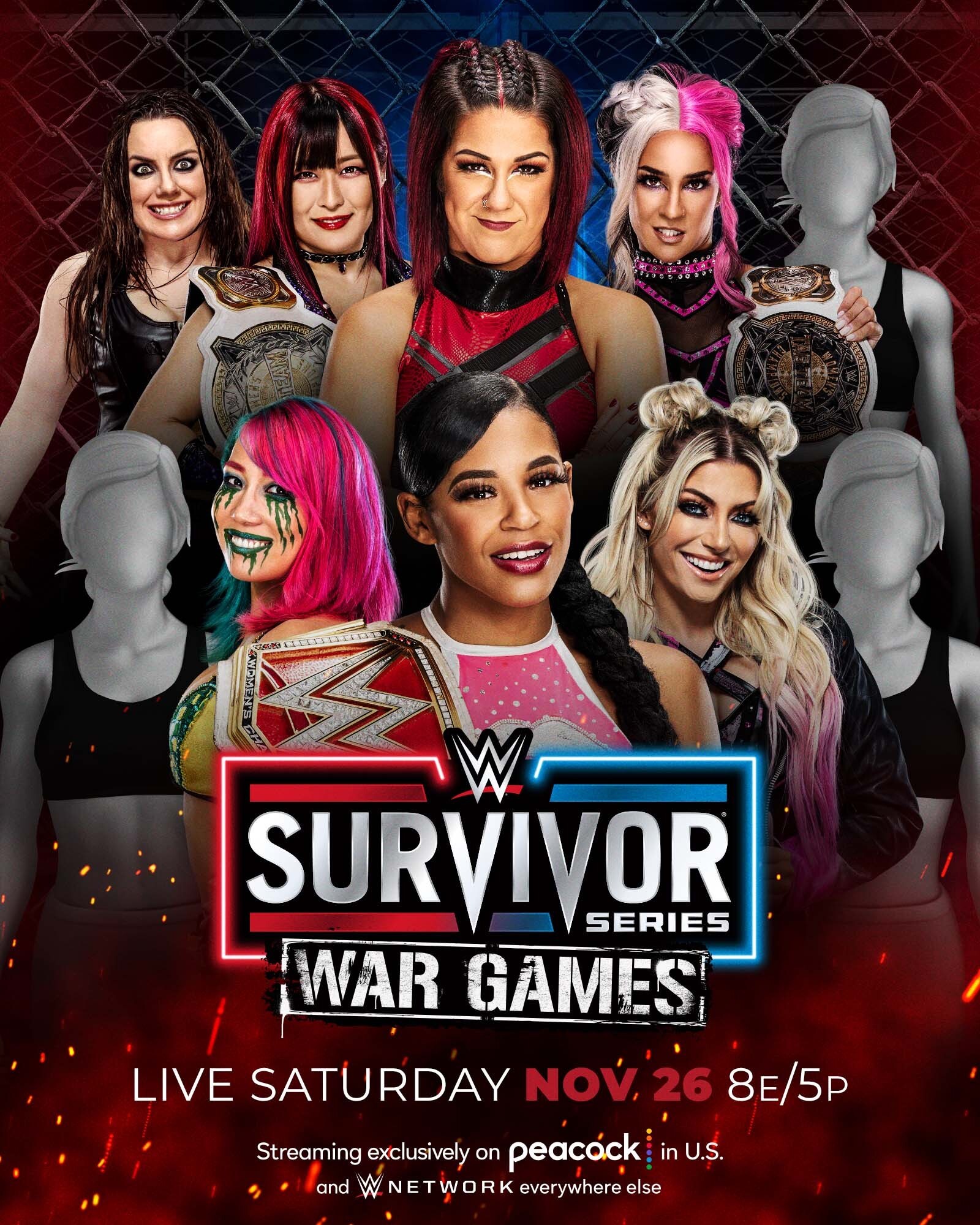 Card completo WWE Survivor Series WarGames 2022 — WrestleBR