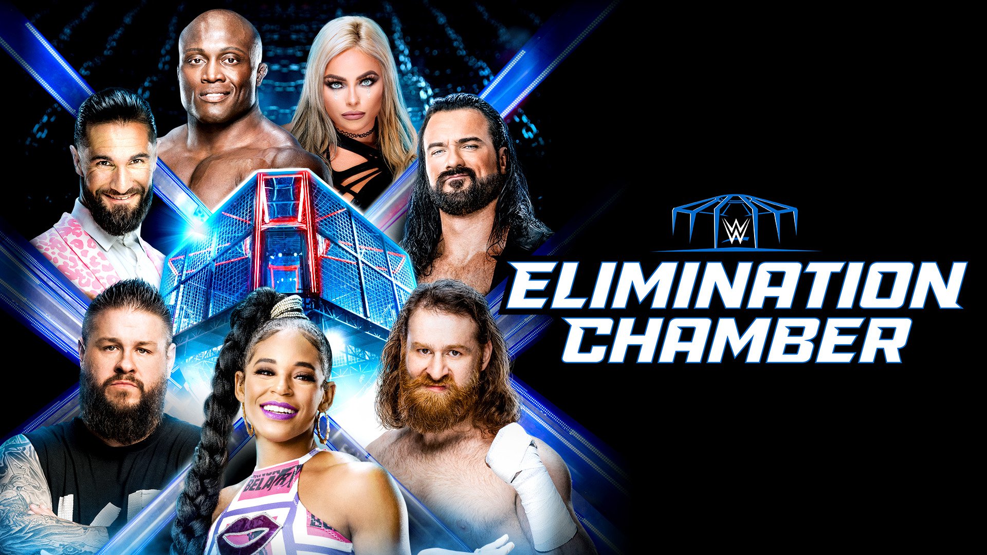 Card WWE Elimination Chamber 2023 — WrestleBR