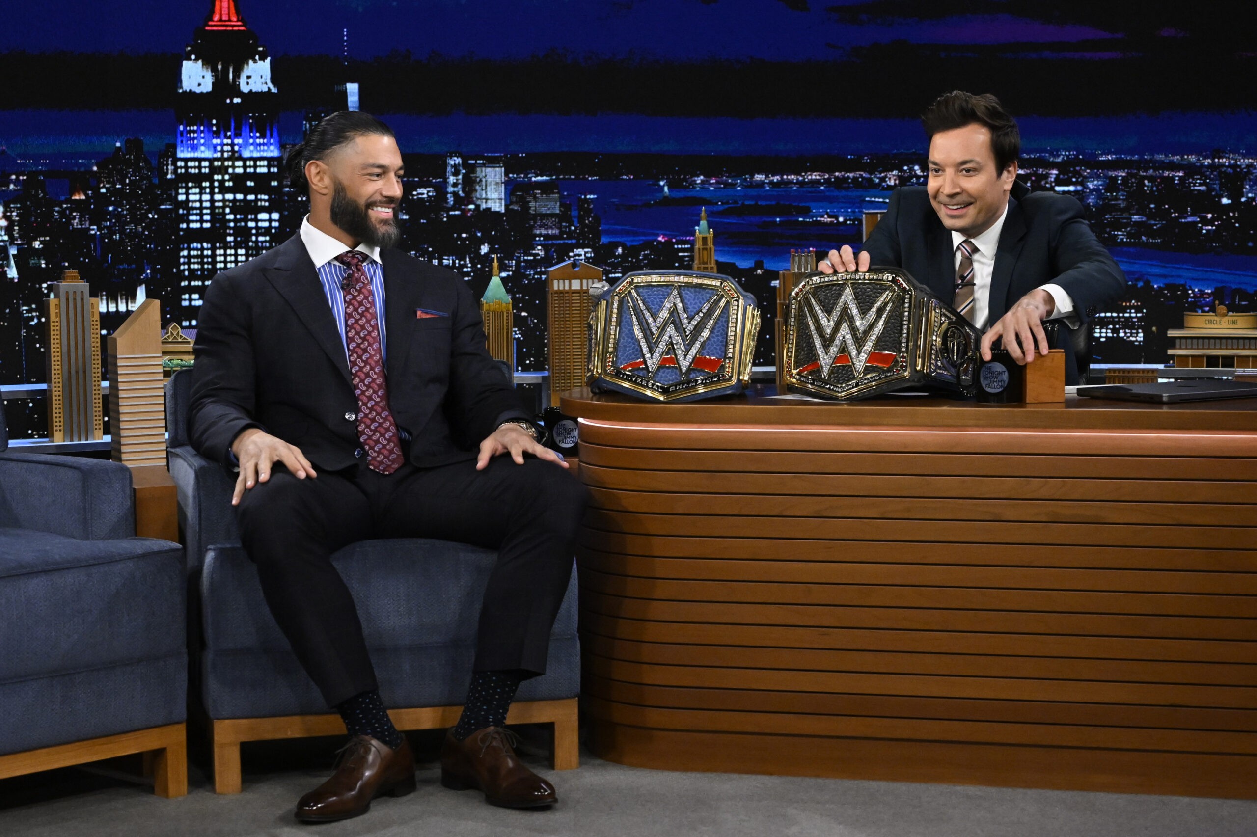 Roman Reigns no Jimmy Fallon Show