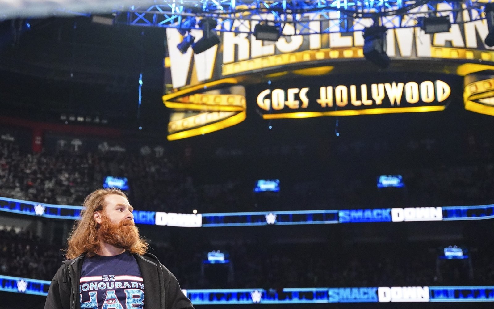 Sami Zayn no SmackDown em Montreal