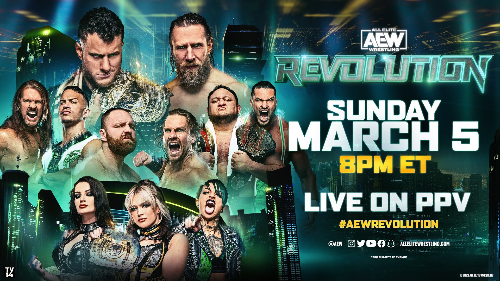 Resultados do AEW Revolution 2023