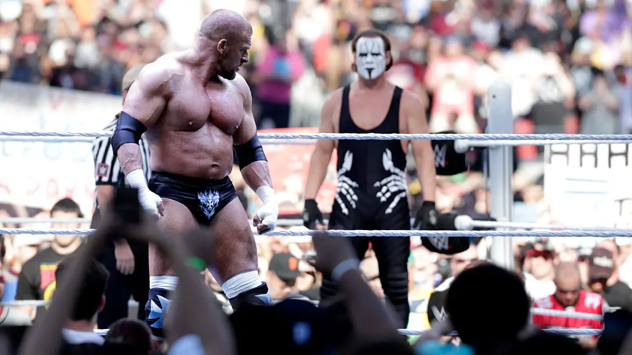 Triple H e Sting - WWE WrestleMania 31