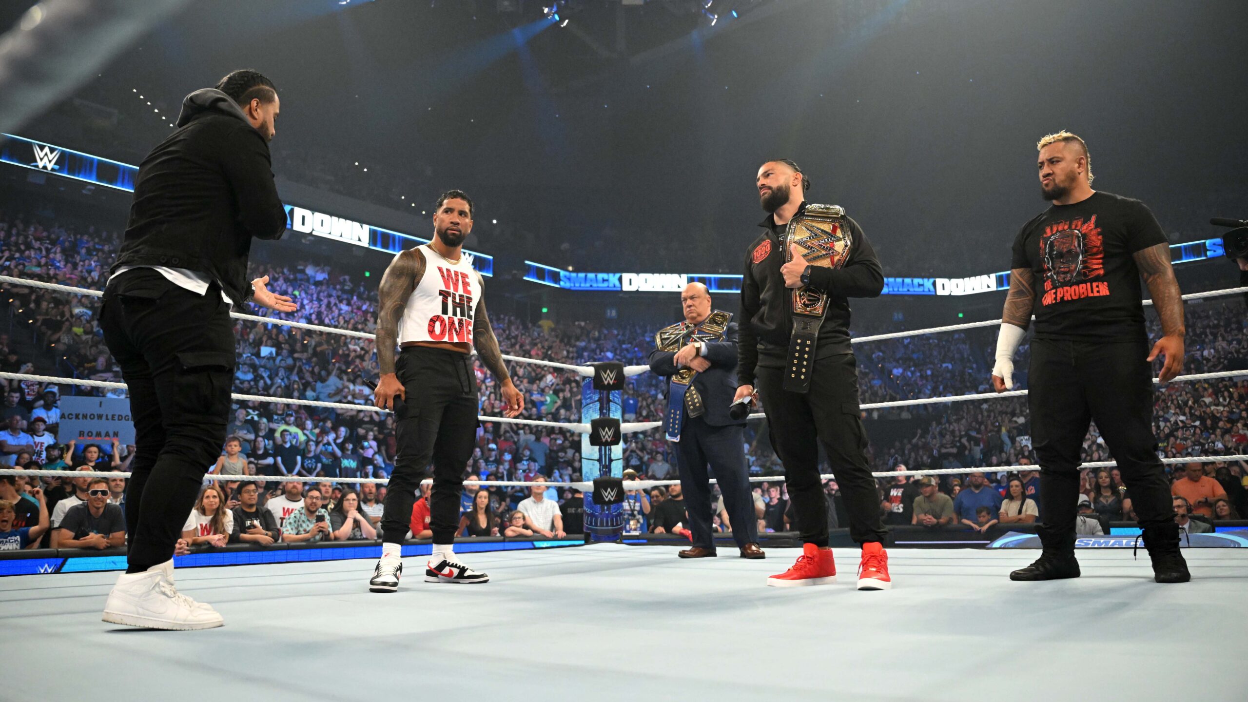 WWE considerando dois finais drásticos para luta da Bloodline no Money in the Bank