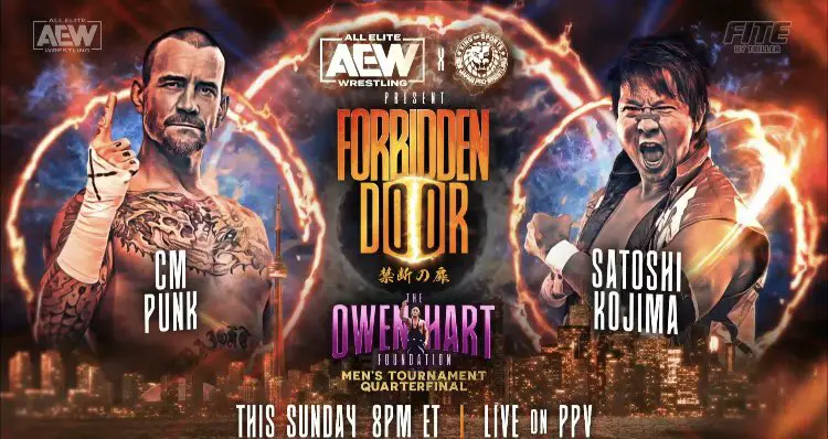 Vários combates anunciados para o AEW x NJPW Forbidden Door