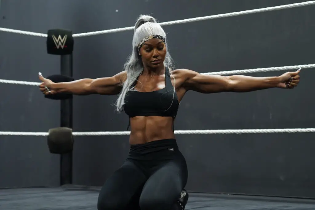 Jade Cargill no WWE Performance Center