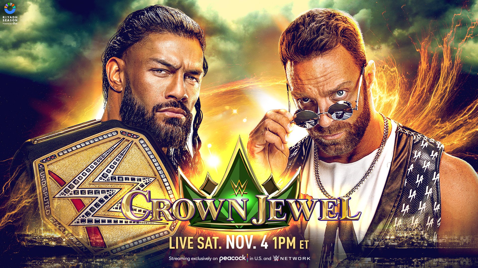 WWE Crown Jewel 2023 onde assistir ao vivo, horário, data e card