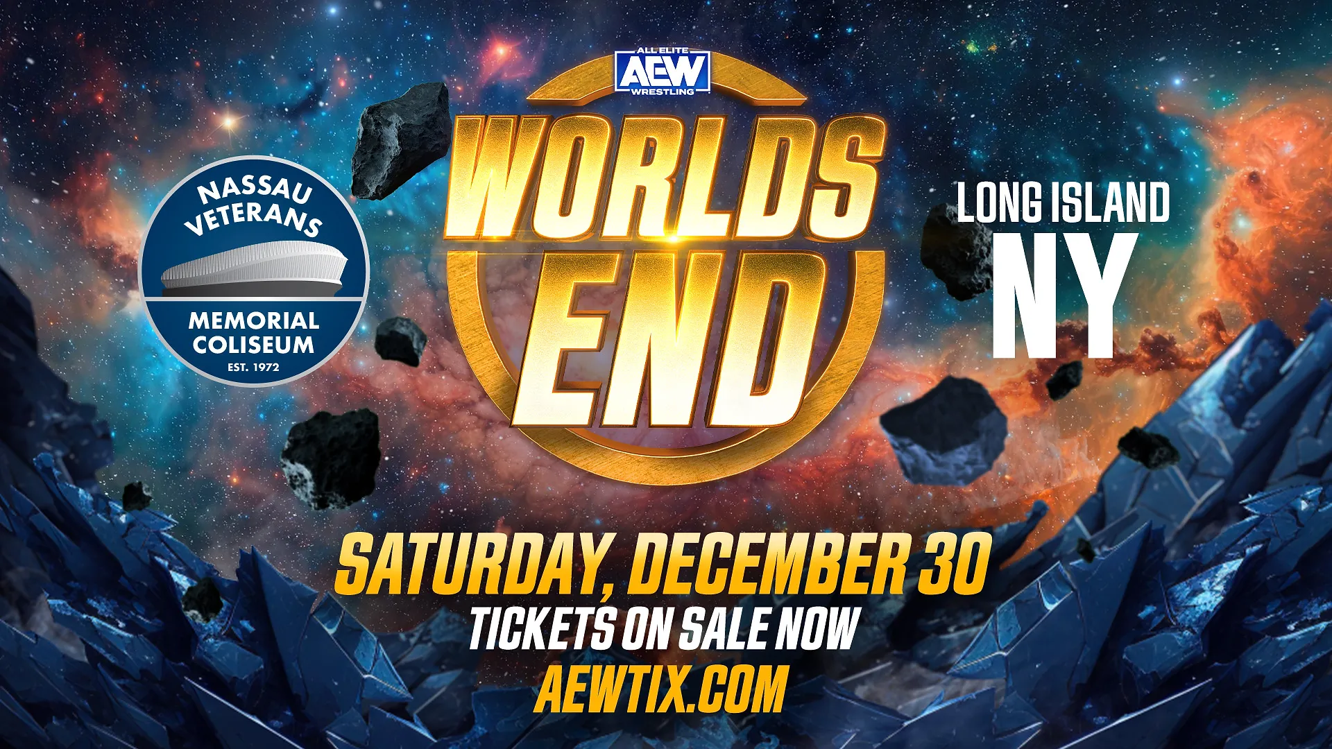 AEW Worlds End 2023: onde assistir ao vivo, horário, data e card