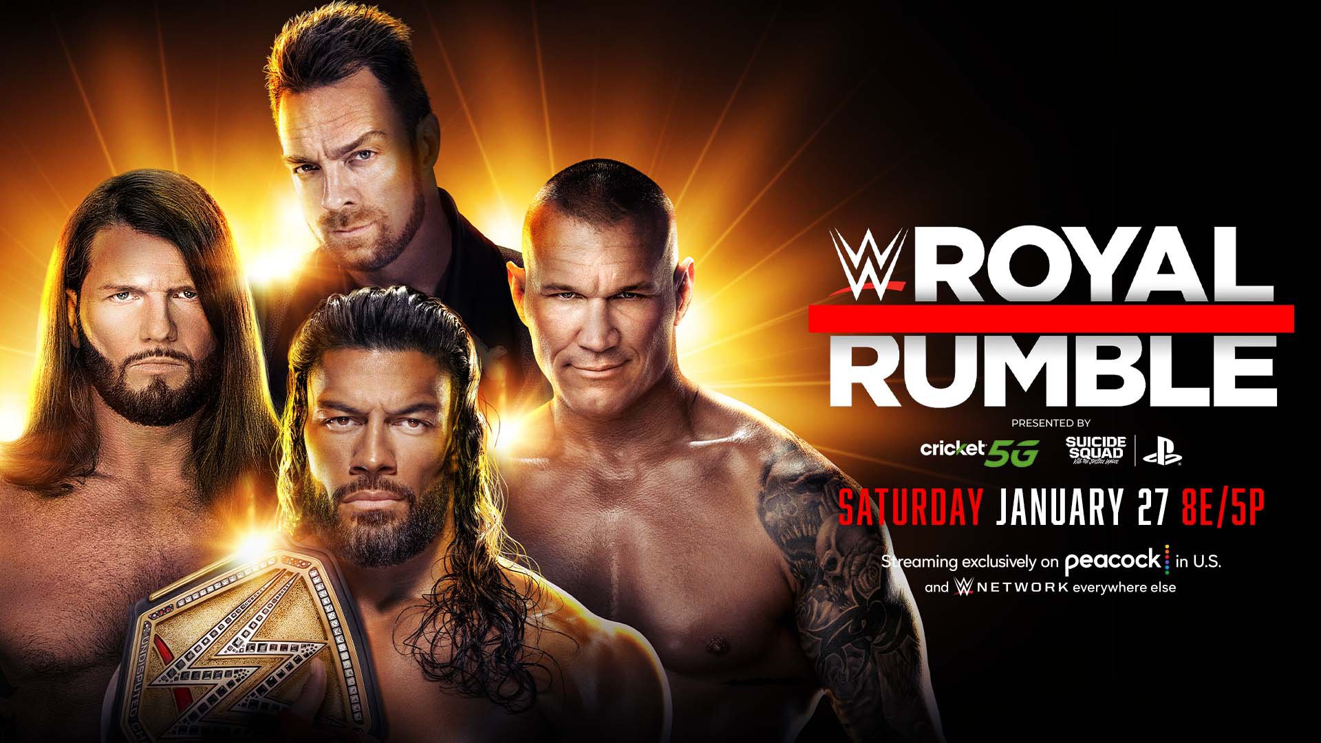 Roman Reigns defende o título mundial contra Randy Orton, AJ Styles e LA Knight no Royal Rumble 2024