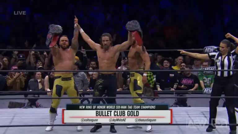 Bullet Club Gold vence título da ROH no AEW Dynamite