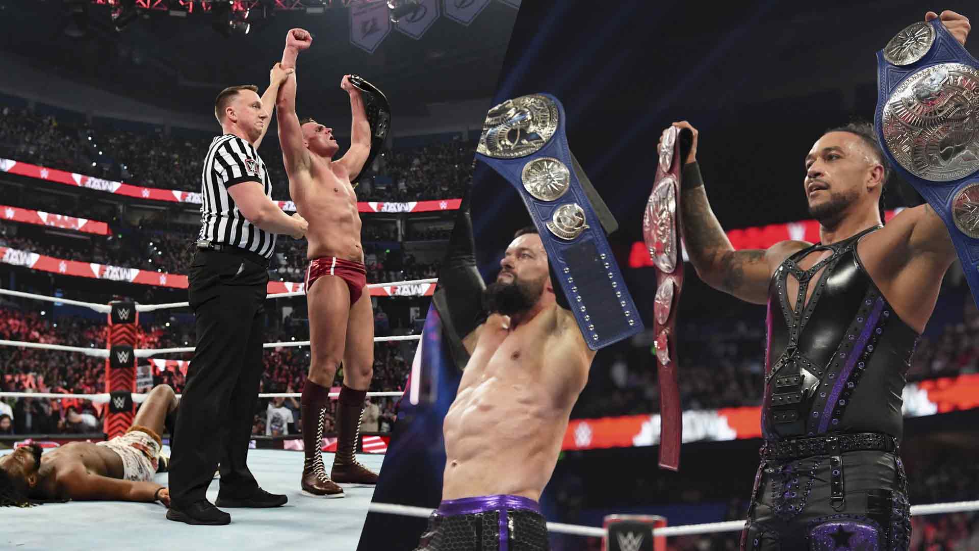 WWE Raw contou com duas defesas de títulos