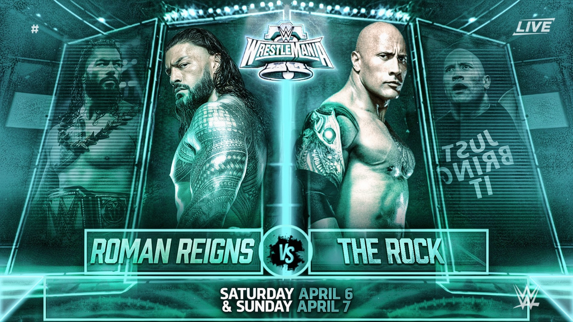 Nova Atualização Sobre The Rock Vs Roman Reigns Na Wwe Wrestlemania 40 — Wrestlebr