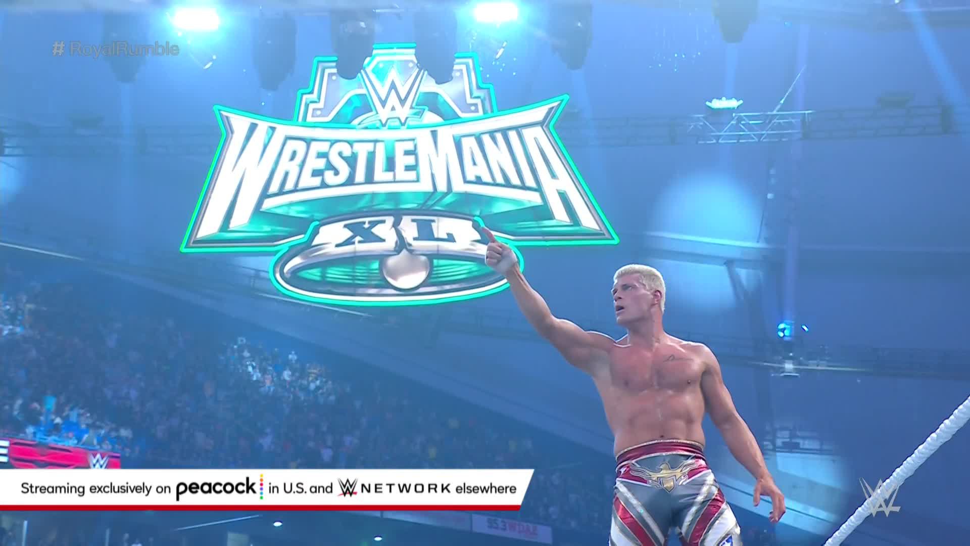 Cody Rhodes vence a WWE Royal Rumble pela segunda vez consecutiva