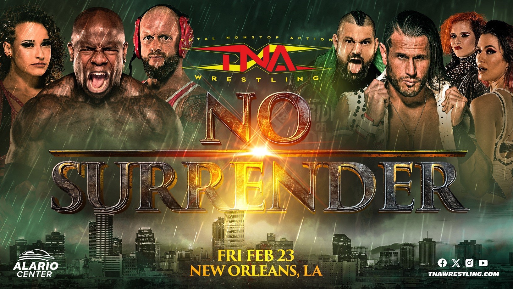 TNA No Surrender 2024 onde assistir ao vivo, horário, data e card