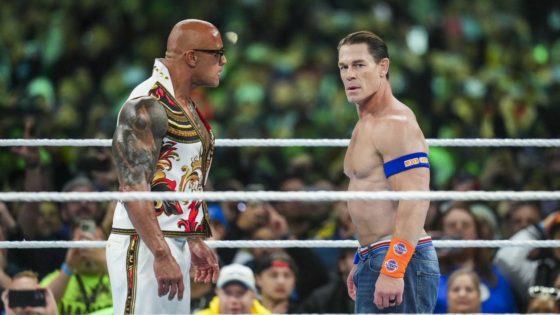 The Rock e John Cena