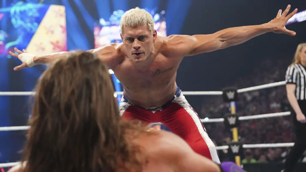 Cody Rhodes e AJ Styles no WWE Backlash