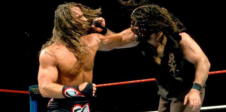 Shawn Michaels e Mick Foley