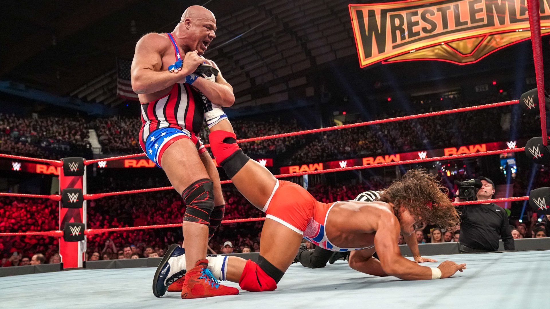 Kurt Angle e Chad Gable