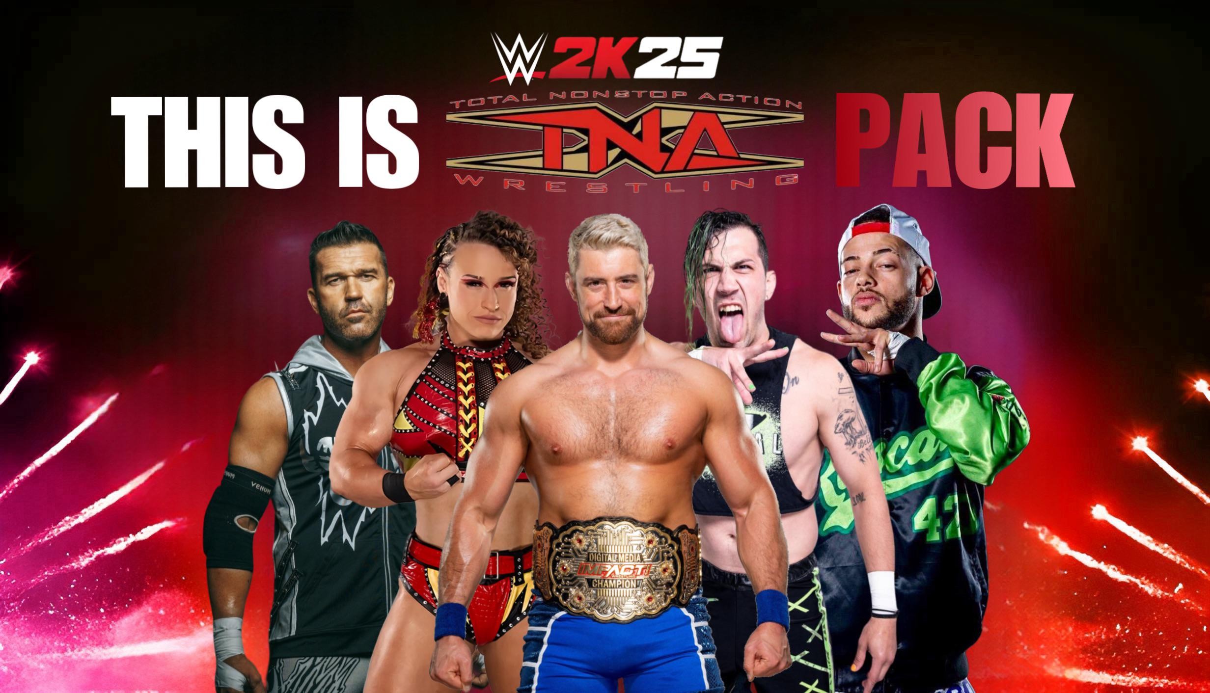 E se as estrelas da TNA fizessem uma aparição no WWE 2K25?