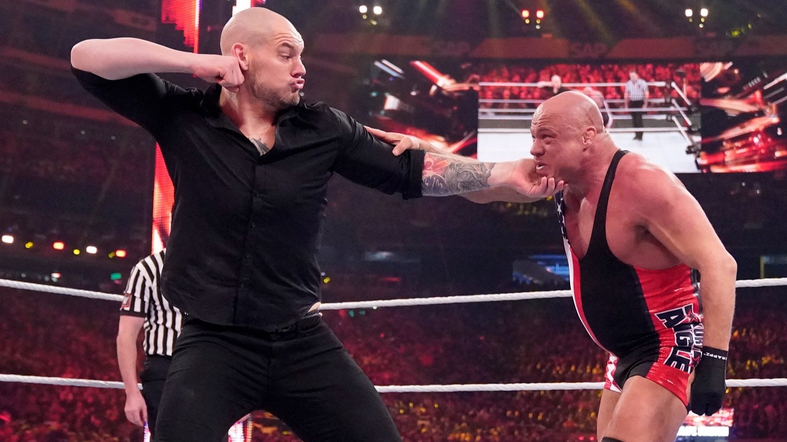 Baron Corbin e Kurt Angle