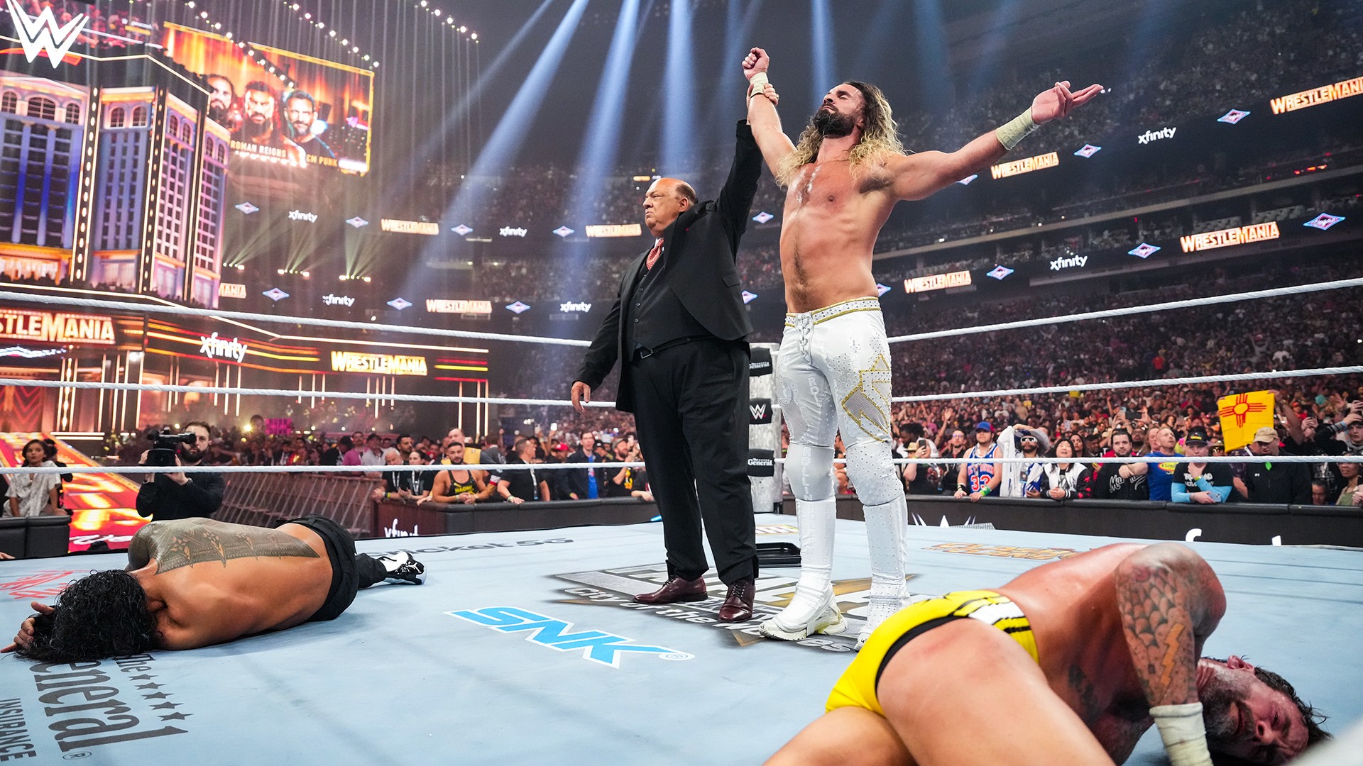Seth Rollins e Paul Heyman