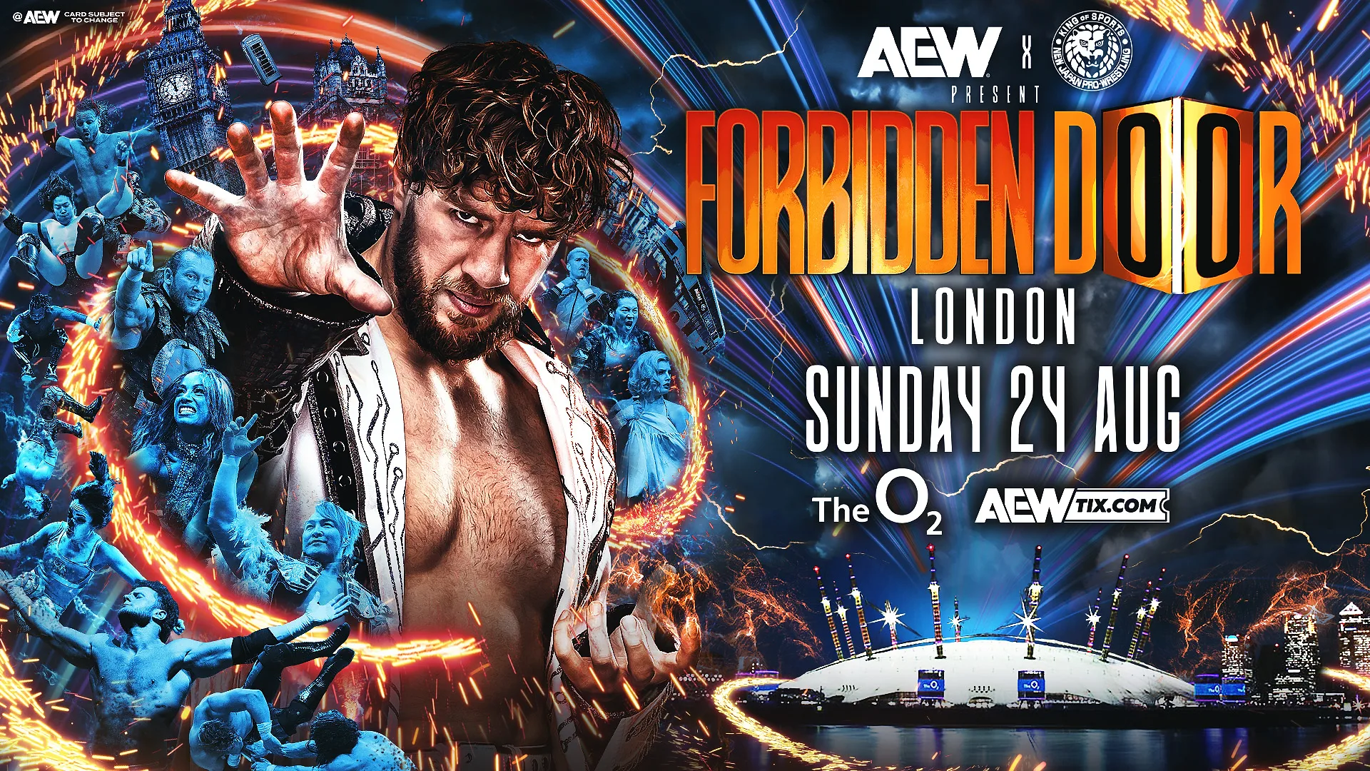 AEW x NJPW Forbidden Door 2025: onde assistir ao vivo, horário, data e card