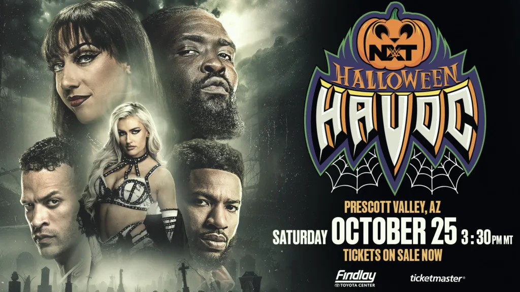 WWE NXT Halloween Havoc 2025: onde assistir ao vivo, horário, data e card