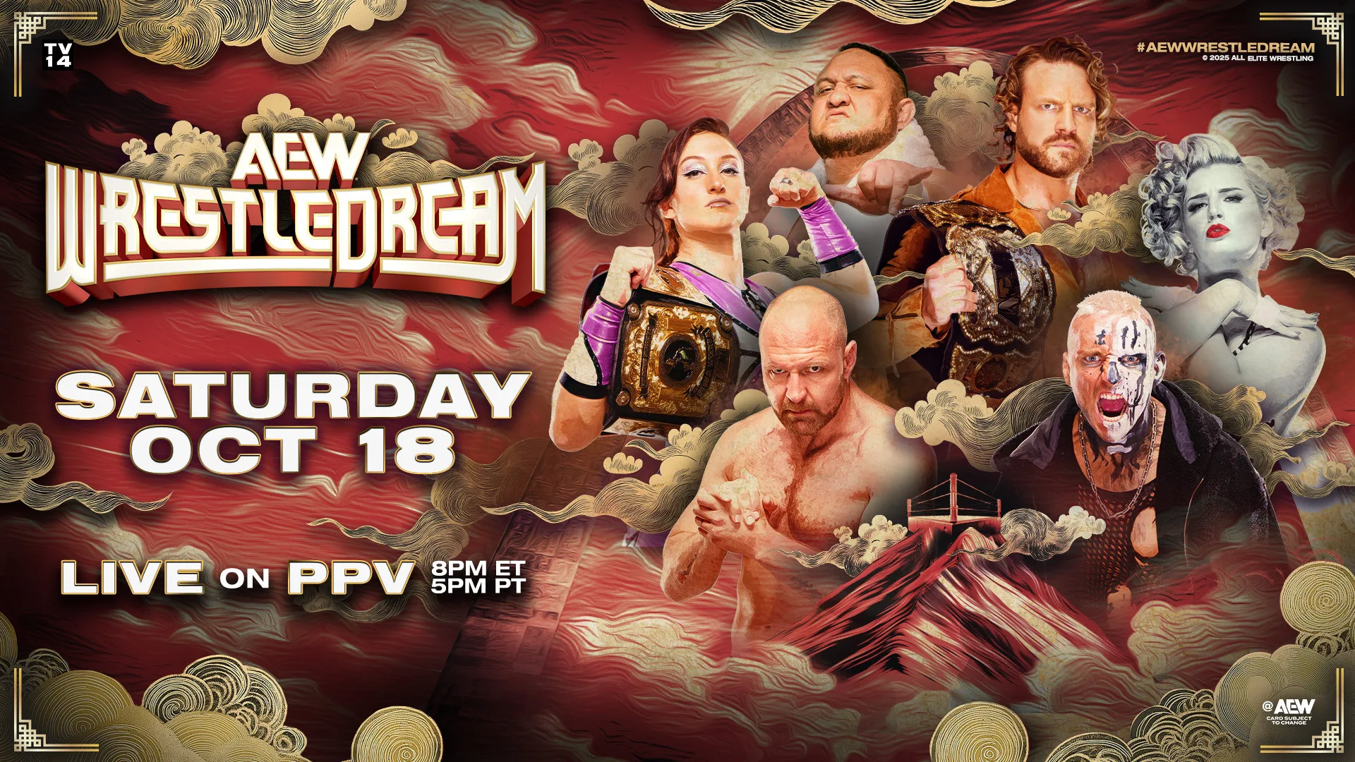 AEW WrestleDream 2025: onde assistir ao vivo, horário, data e card
