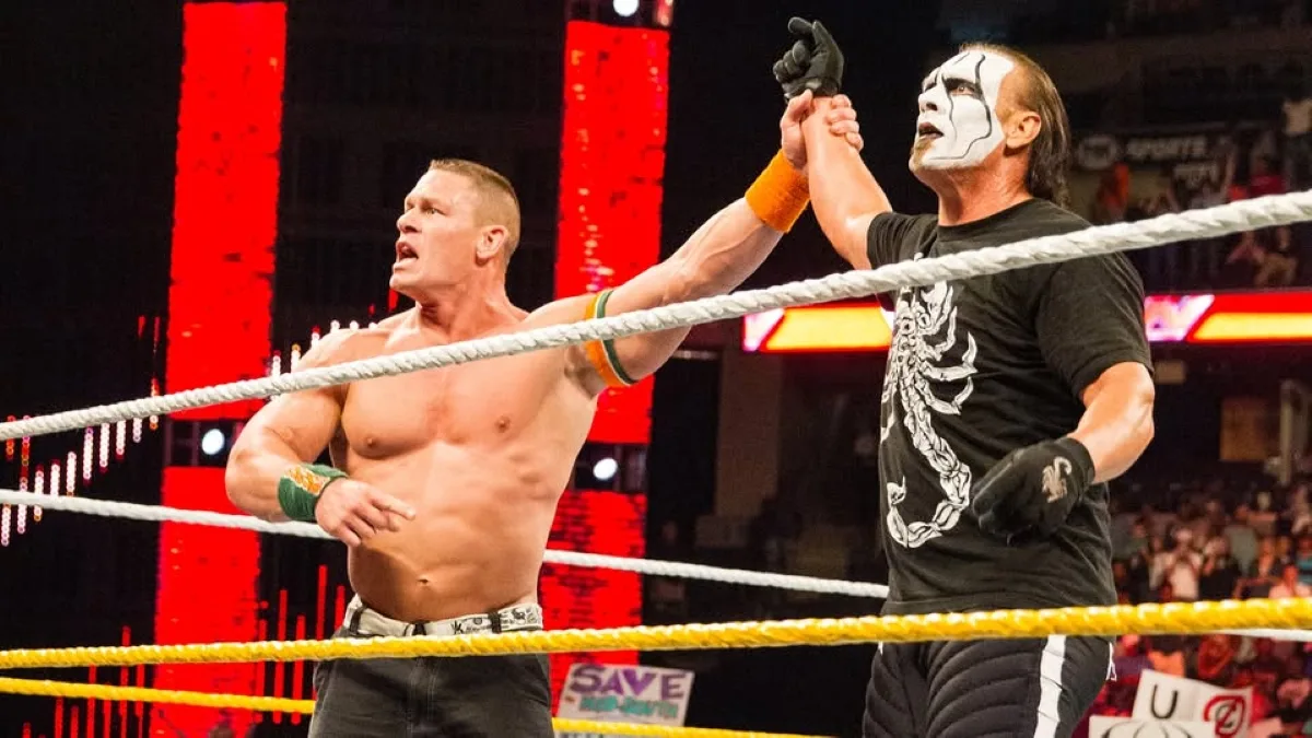 Sting elogia John Cena em sua despedida do wrestling