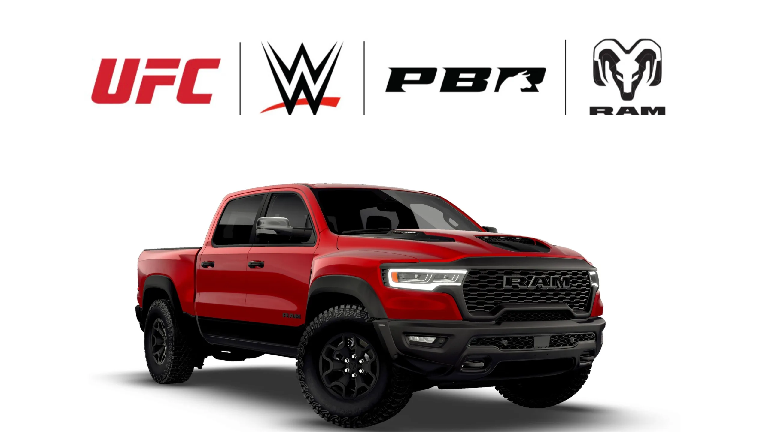 Ram é a nova parceira oficial de picapes da WWE, UFC e PBR