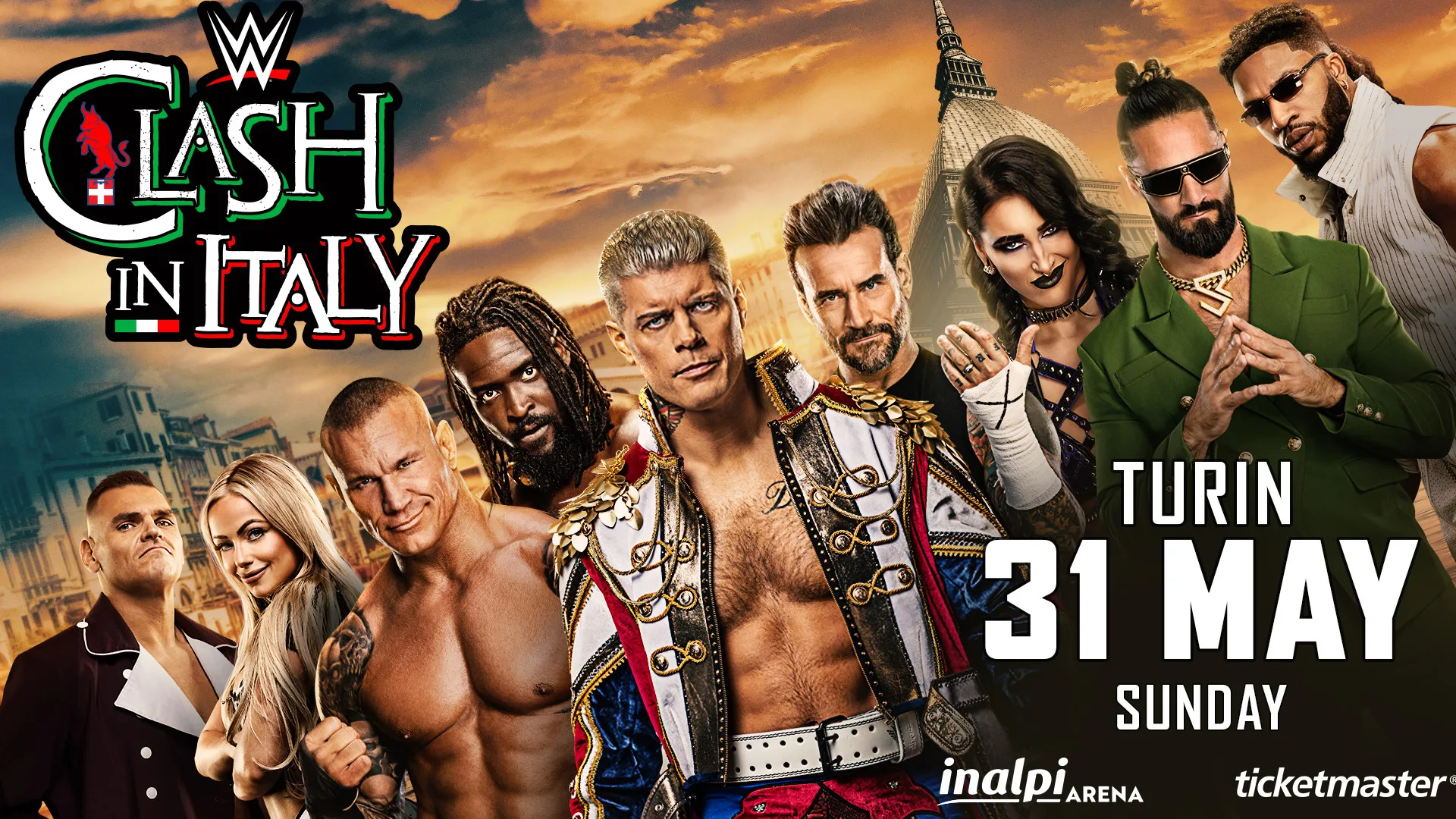 WWE Clash in Italy 2026: onde assistir ao vivo, horário, data e card